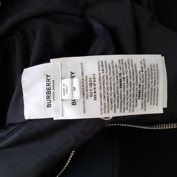 BURBERRY REVERSIBLE TB MONOGRAM ECONYL BOMBER JACKET - Picture 10 of 12